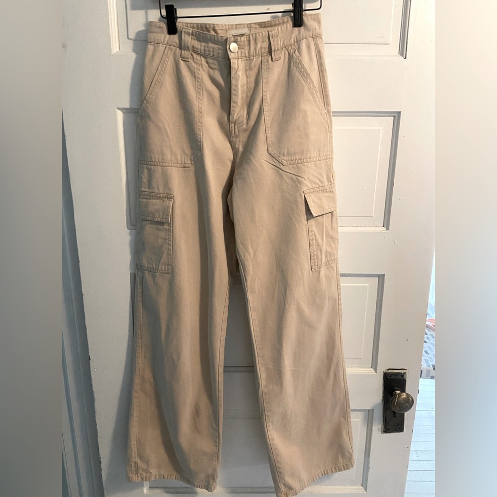 Altar'd State Women’s Beige Cargo Pants